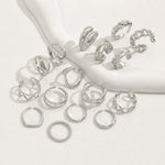 Load image into Gallery viewer, 16pc Adjustable Geometric Ring Set