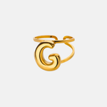 Load image into Gallery viewer, Puffy Letter Ring