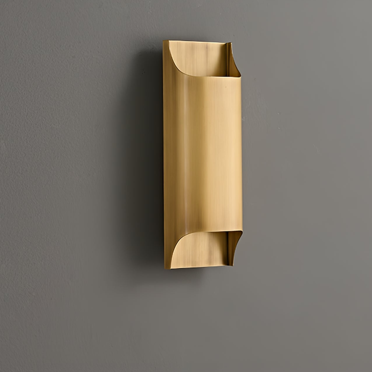 Circular Brass Nordic Inspired Wall Sconce
