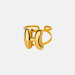 Load image into Gallery viewer, Puffy Letter Ring