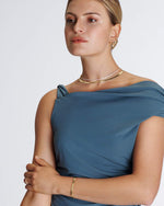 Load image into Gallery viewer, Janice Star Diamond Pave Hoop Earrings