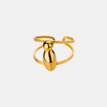 Load image into Gallery viewer, Puffy Letter Ring