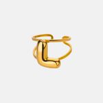 Load image into Gallery viewer, Puffy Letter Ring