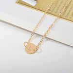 Load image into Gallery viewer, Dainty Chain Letter Initial Charm Bracelet