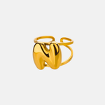 Load image into Gallery viewer, Puffy Letter Ring