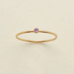 Load image into Gallery viewer, Dainty Treasure Birthstone Ring