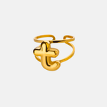 Load image into Gallery viewer, Puffy Letter Ring