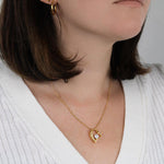 Load image into Gallery viewer, Dainty Diamond Symbolic Love Heart Necklace