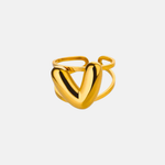 Load image into Gallery viewer, Puffy Letter Ring