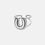 Load image into Gallery viewer, Puffy Letter Ring
