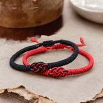 Load image into Gallery viewer, Minimal Red Thread Of Fate Couples Bracelet
