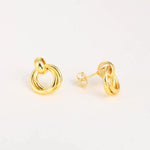 Load image into Gallery viewer, 14k Dainty Dual Hoop Earrings