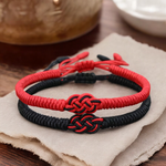 Load image into Gallery viewer, Minimal Red Thread Of Fate Couples Bracelet