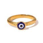 Load image into Gallery viewer, 18k Bohemian Evil Eye Rings