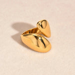 Load image into Gallery viewer, 18k Chunky Droplet Wrap Around Ring