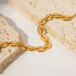 Load image into Gallery viewer, 18k Dainty Cowrie Shell Bracelet