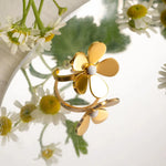 Load image into Gallery viewer, 18k Dainty Daisy Floral Ring
