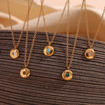 Load image into Gallery viewer, Dainty Lunéa Birthstone Necklace
