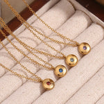 Load image into Gallery viewer, Dainty Lunéa Birthstone Necklace
