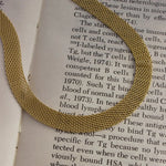 Load image into Gallery viewer, 18k Layered Gold Mesh Choker Necklace and Bracelet