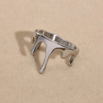 Load image into Gallery viewer, 18k Minimal Melting Ring