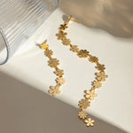 Load image into Gallery viewer, 18k Staggering Floral Earrings