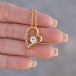 Load image into Gallery viewer, Dainty Diamond Symbolic Love Heart Necklace