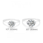 Load image into Gallery viewer, The Aura Float: S925 1-2 Carat Moissanite Illusion Ring