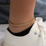 Load image into Gallery viewer, Leila Rope Chain Anklet
