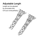 Load image into Gallery viewer, Sleek Rhinestone Apple Watch Bands for Women