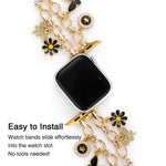 Load image into Gallery viewer, Dazzling Flower Apple Watch Bands for Women
