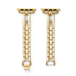Load image into Gallery viewer, Sleek Metal Rhinestone Apple Watch Bands for Women