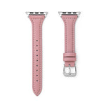 Load image into Gallery viewer, Bold Genuine Leather Minimalist Apple Watch Bands for Women