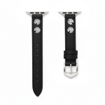 Load image into Gallery viewer, Sleek Leather Daisy Apple Watch Bands for Women