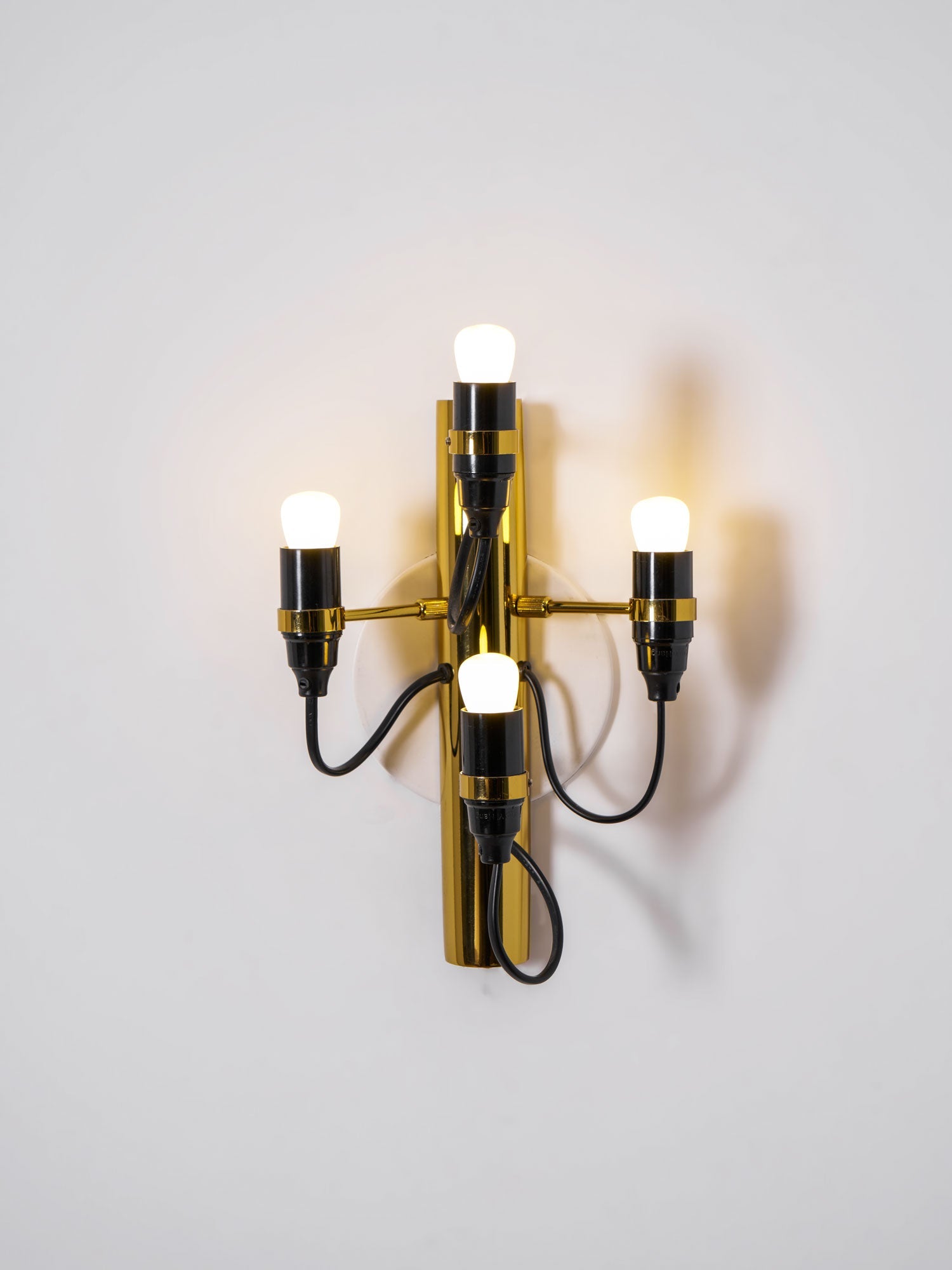 Mirror Polished Steel Contemporary Wall Lamp