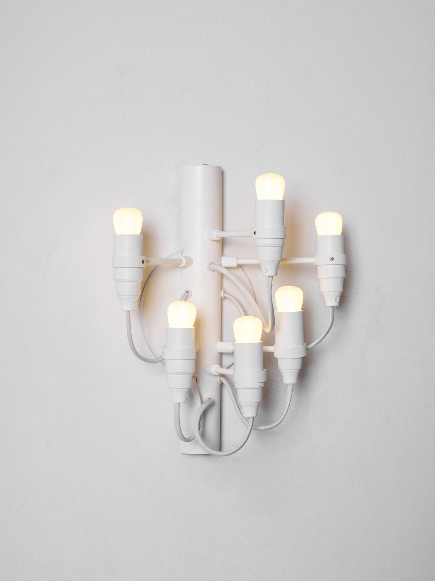 Mirror Polished Steel Contemporary Wall Lamp