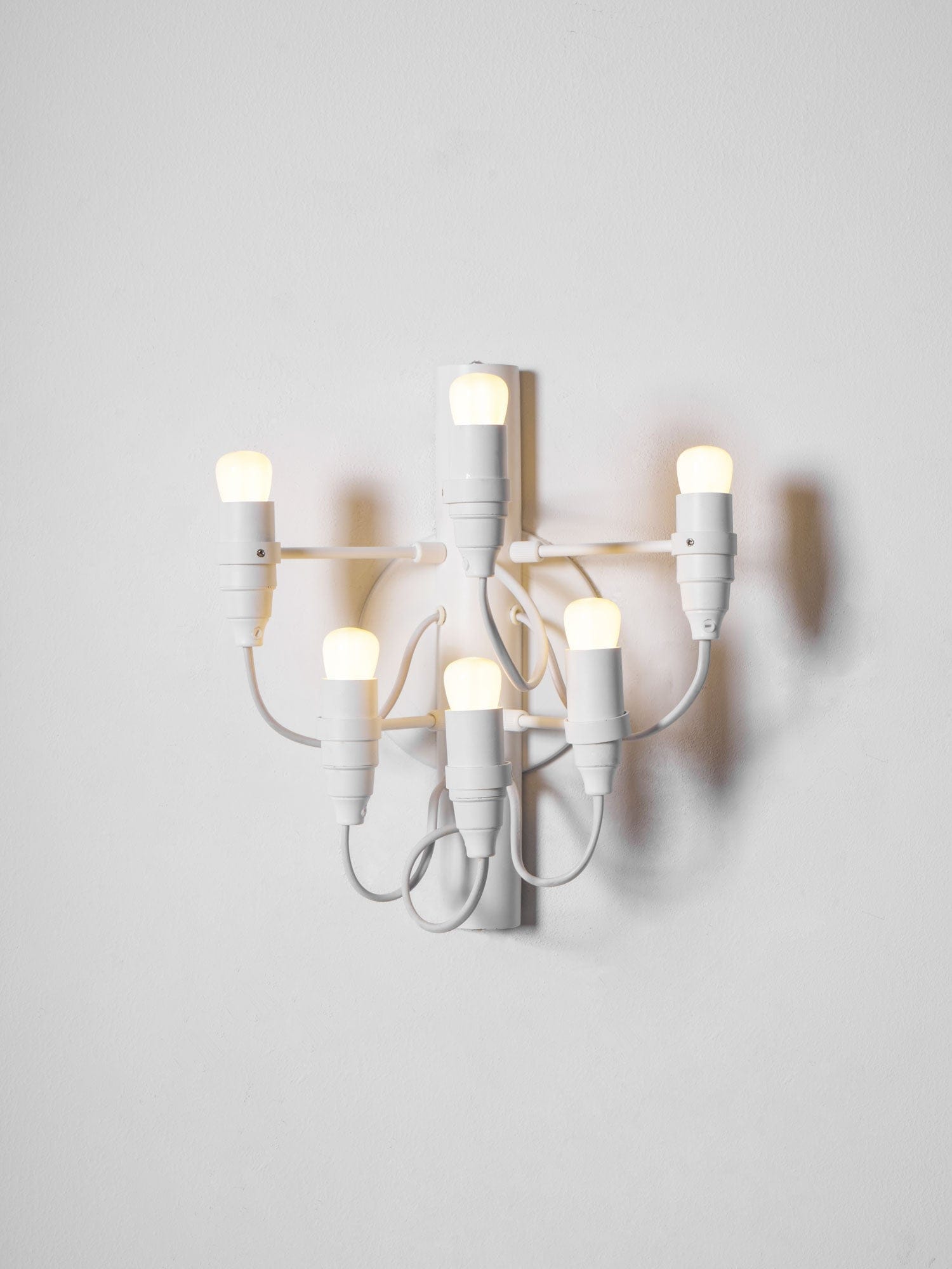 Mirror Polished Steel Contemporary Wall Lamp