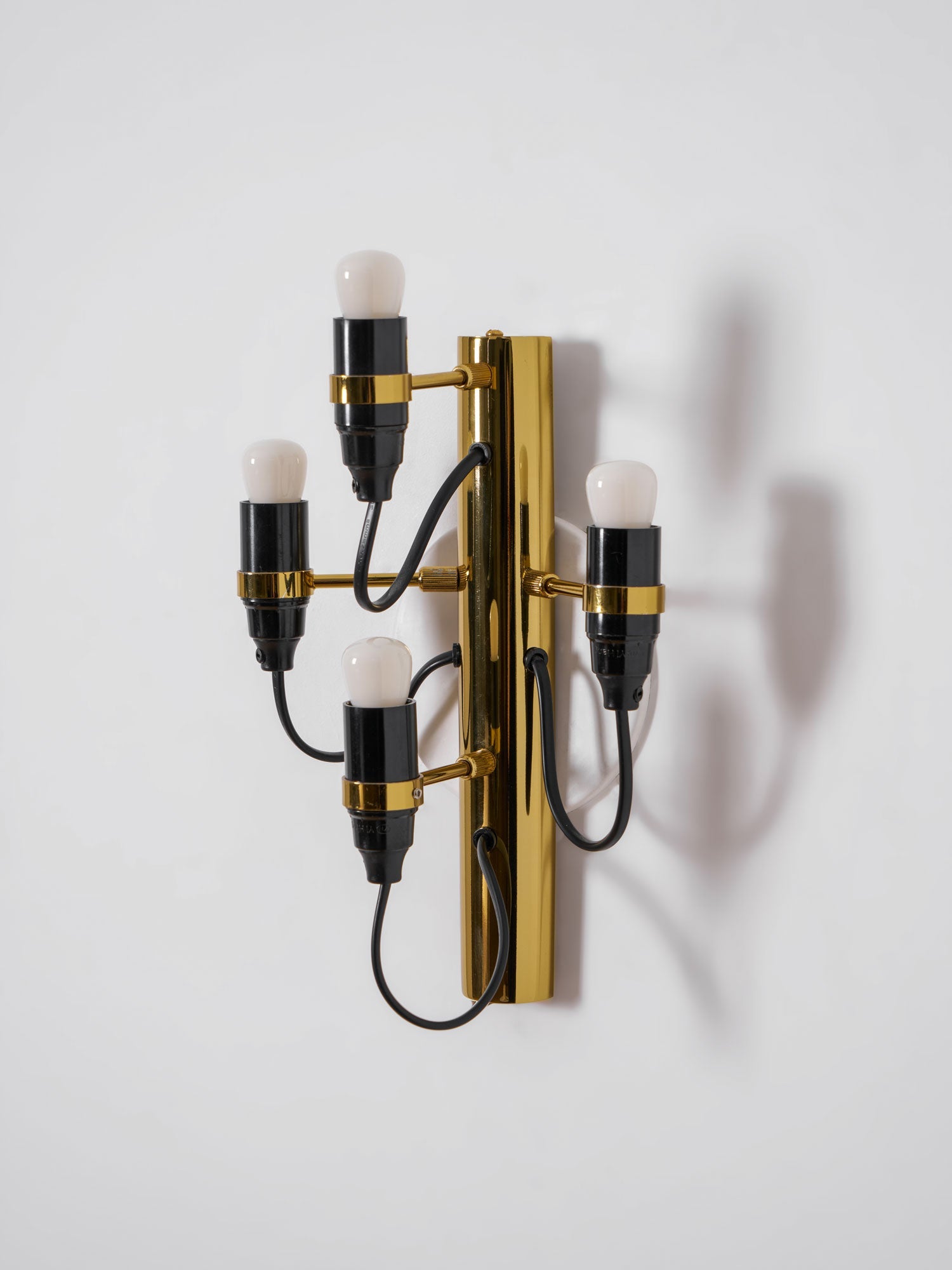 Mirror Polished Steel Contemporary Wall Lamp