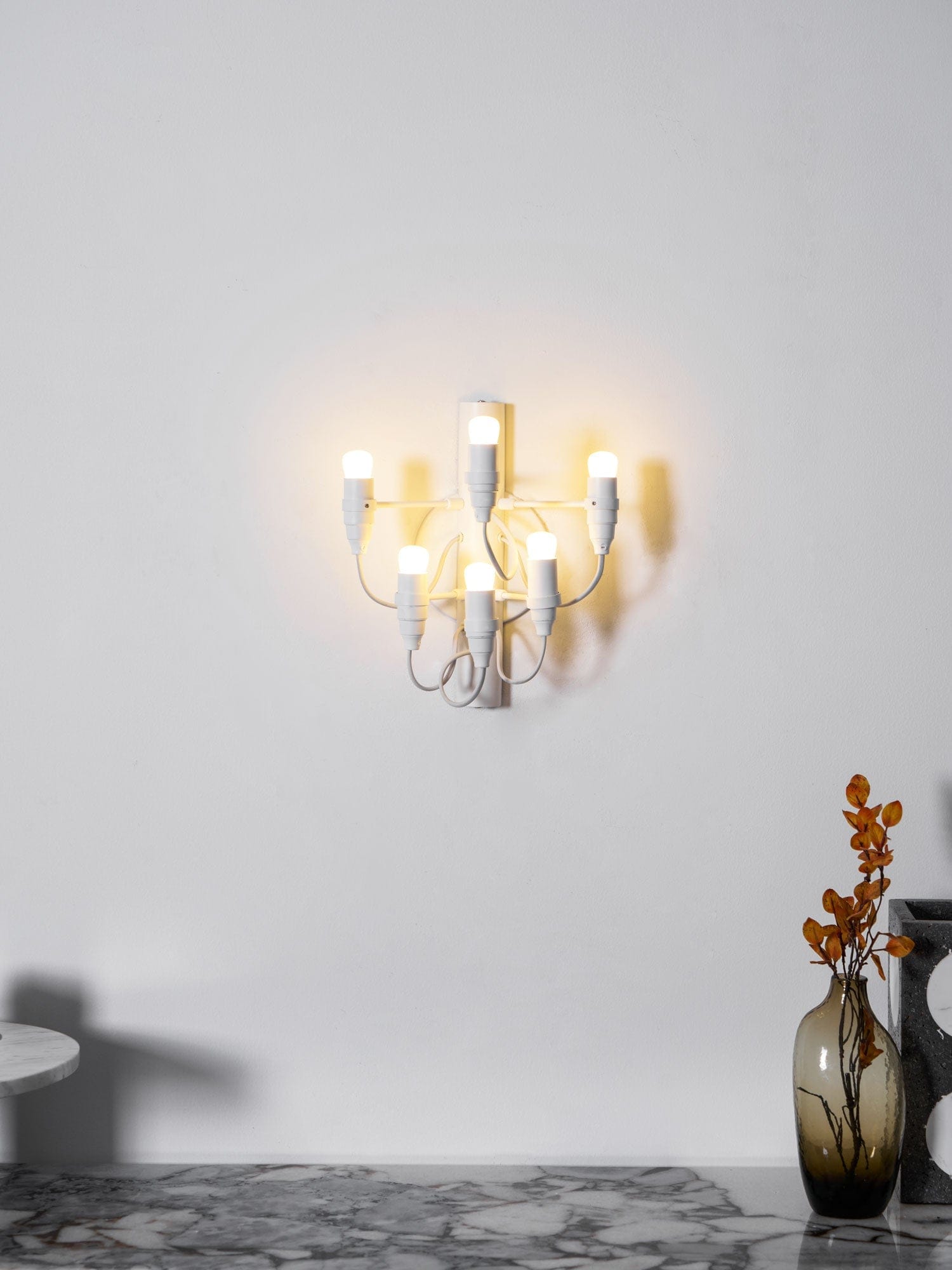 Mirror Polished Steel Contemporary Wall Lamp