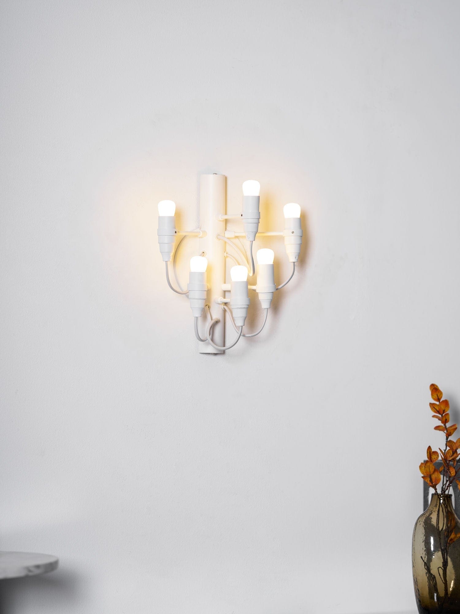 Mirror Polished Steel Contemporary Wall Lamp