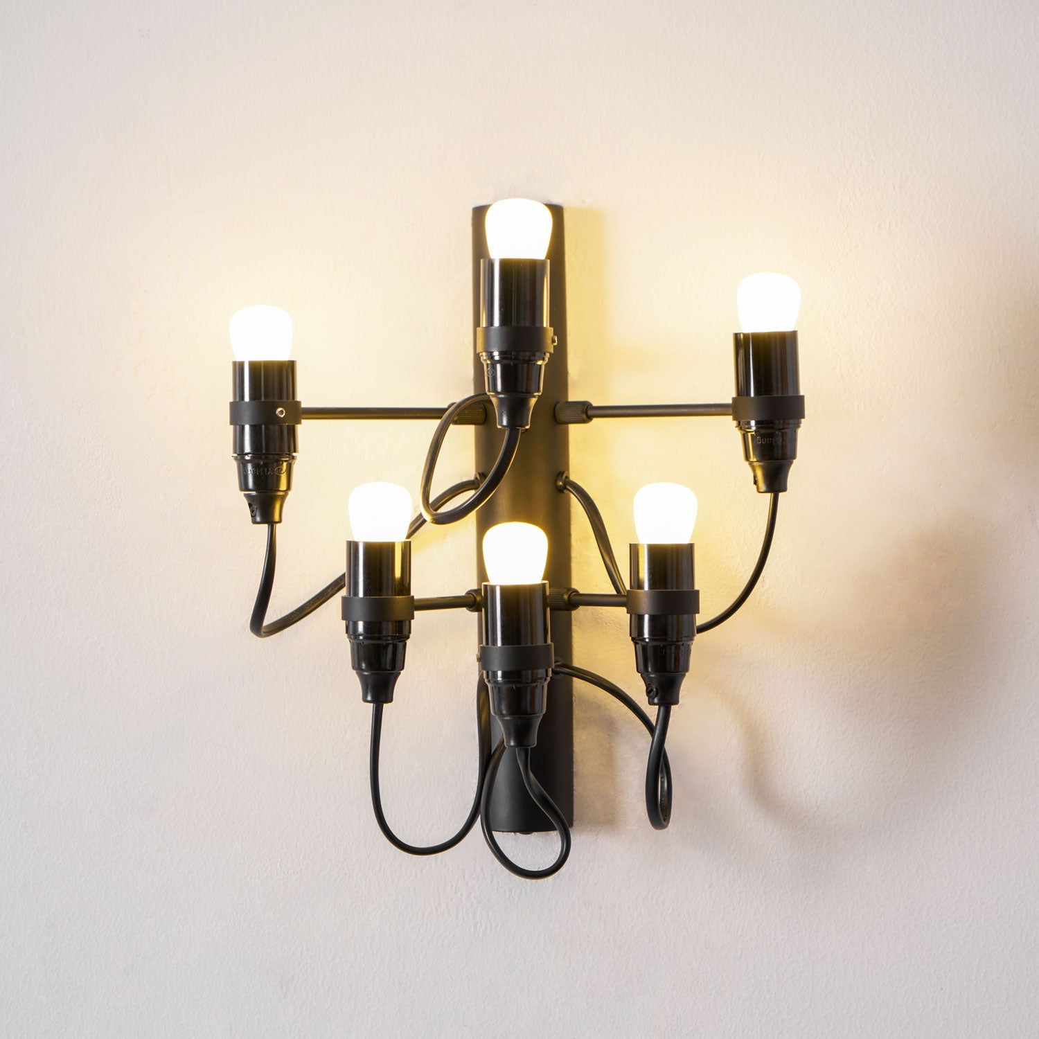 Mirror Polished Steel Contemporary Wall Lamp