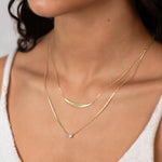 Load image into Gallery viewer, Amere Baguette Necklace