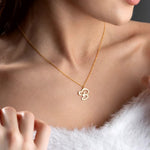 Load image into Gallery viewer, Dainty Heart Letter Initial Necklace
