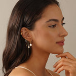 Load image into Gallery viewer, 4 Pair Pearl Accented Earrings Set
