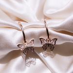 Load image into Gallery viewer, Butterfly Earrings Hollow Butterfly Dangle