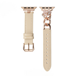 Load image into Gallery viewer, Bold Leather Chain Apple Watch Bands for Women