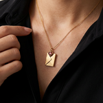 Load image into Gallery viewer, Aide-Mémoire Envelope Necklace