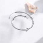 Load image into Gallery viewer, Gold Hollow Heart Bracelet Open Heart Bracelet