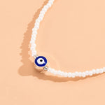 Load image into Gallery viewer, Evil Eye Bead Bracelet Evil Eye Pearl Bracelet