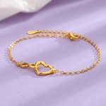 Load image into Gallery viewer, Infinity Heart Bracelet Dainty CZ Bracelet